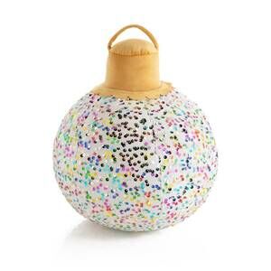 NEW SHIRALEAH merry bauble medium pillow in multi
